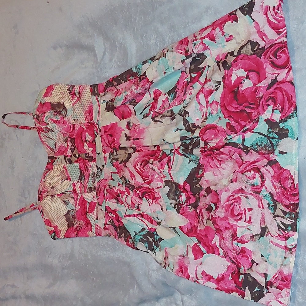 Jessica Simpson Fit & Flare summer midi dress Large